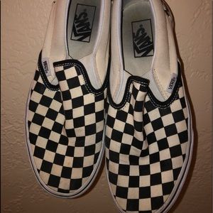 Checkered Vans Slip-on